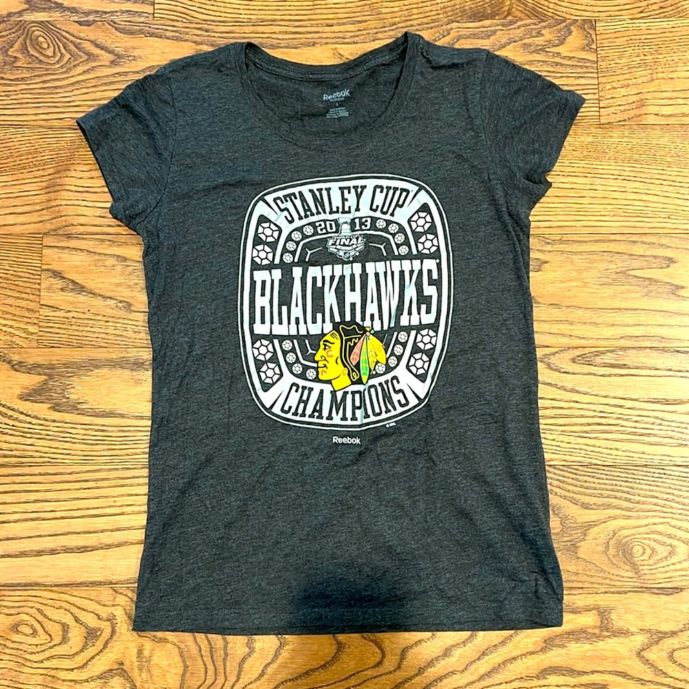 Reebok Stanley Cup Blackhawks T Shirt
